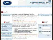 Tablet Screenshot of ccsindia.net